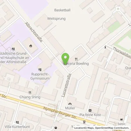 Standortübersicht der Tankstelle SWM Versorgungs GmbH in 80636 München