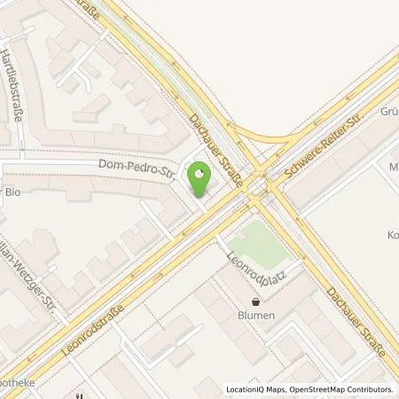 Standortübersicht der Tankstelle SWM Versorgungs GmbH in 80636 München