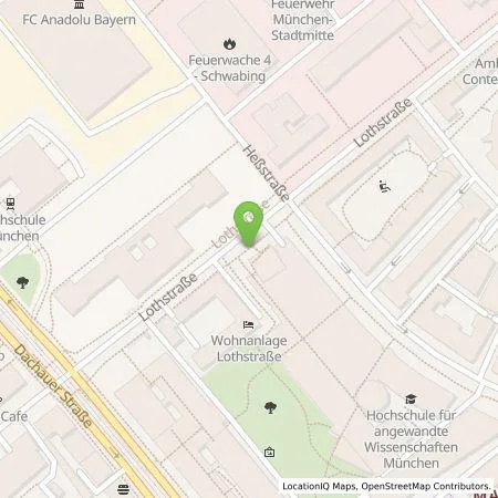 Standortübersicht der Tankstelle SWM Versorgungs GmbH in 80335 München