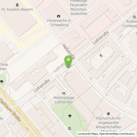 Standortübersicht der Tankstelle SWM Versorgungs GmbH in 80335 München