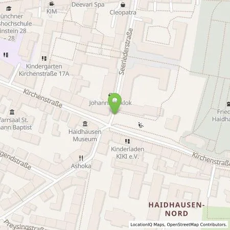 Standortübersicht der Tankstelle SWM Versorgungs GmbH in 81675 München