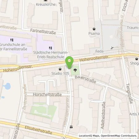 Standortübersicht der Tankstelle SWM Versorgungs GmbH in 80796 München