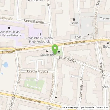 Standortübersicht der Tankstelle SWM Versorgungs GmbH in 80796 München