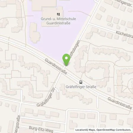 Standortübersicht der Tankstelle SWM Versorgungs GmbH in 81375 München