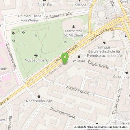 Standortübersicht der Tankstelle SWM Versorgungs GmbH in 80337 München