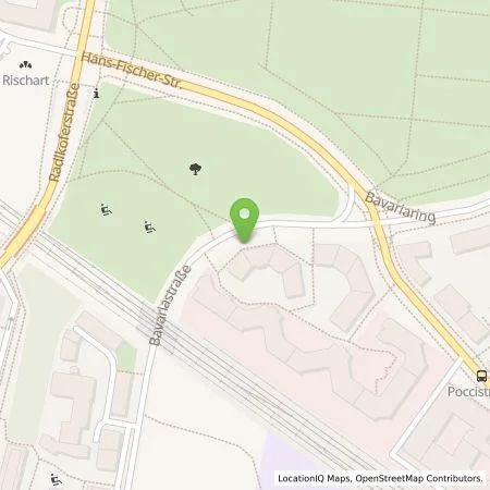 Standortübersicht der Tankstelle SWM Versorgungs GmbH in 80336 München