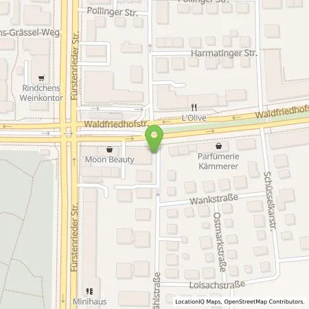 Standortübersicht der Tankstelle SWM Versorgungs GmbH in 81377 München