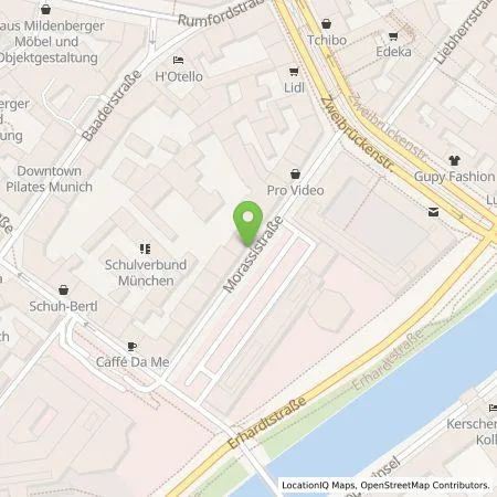 Standortübersicht der Tankstelle SWM Versorgungs GmbH in 80469 München