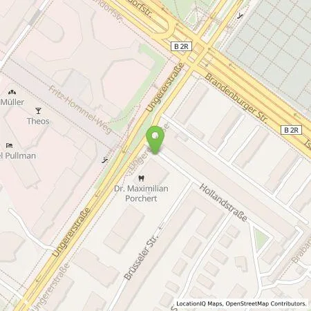 Standortübersicht der Tankstelle SWM Versorgungs GmbH in 80805 München