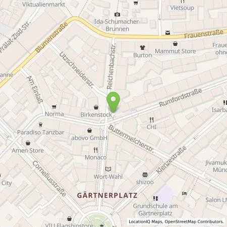 Standortübersicht der Tankstelle SWM Versorgungs GmbH in 80469 München