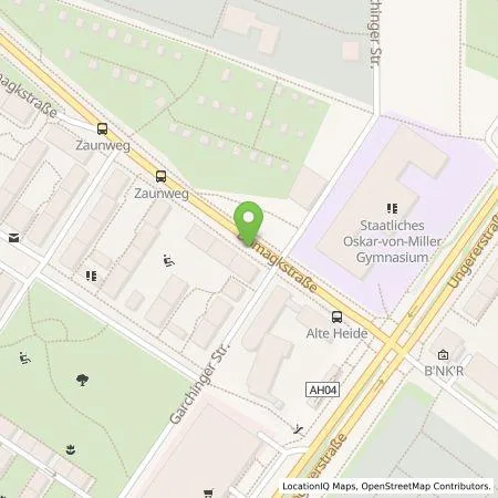 Standortübersicht der Tankstelle SWM Versorgungs GmbH in 80805 München