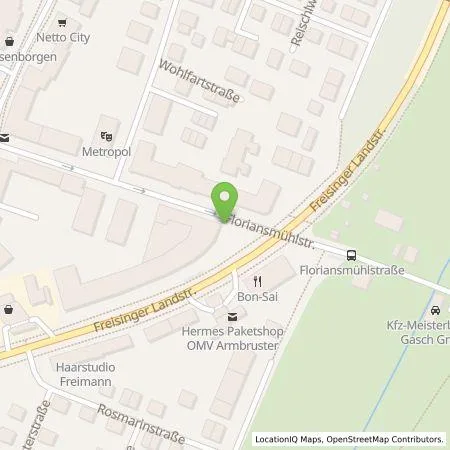 Standortübersicht der Tankstelle SWM Versorgungs GmbH in 80939 München