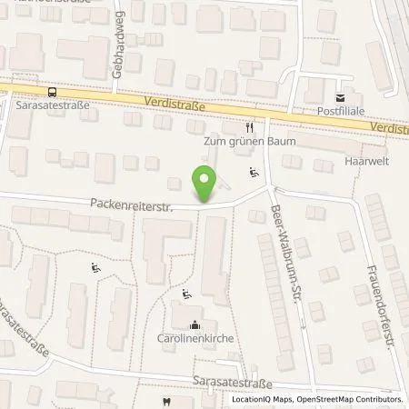 Standortübersicht der Tankstelle SWM Versorgungs GmbH in 81247 München