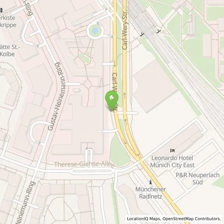 Standortübersicht der Tankstelle SWM Versorgungs GmbH in 81739 München