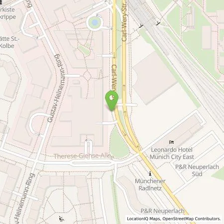 Standortübersicht der Tankstelle SWM Versorgungs GmbH in 81739 München