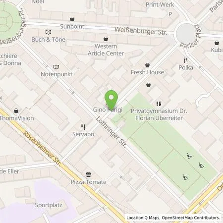 Standortübersicht der Tankstelle SWM Versorgungs GmbH in 81667 München