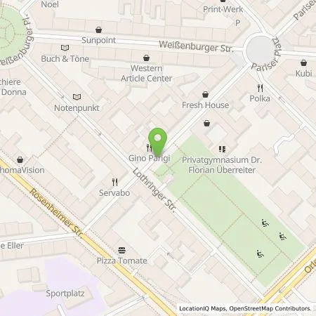 Standortübersicht der Tankstelle SWM Versorgungs GmbH in 81667 München