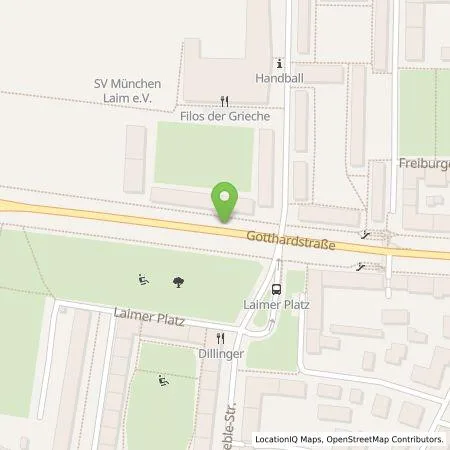 Standortübersicht der Tankstelle SWM Versorgungs GmbH in 80689 München