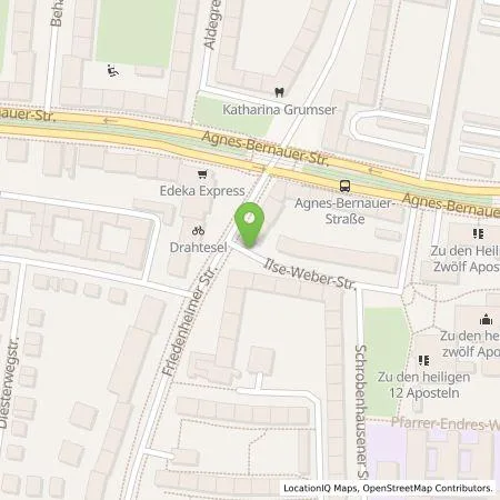 Standortübersicht der Tankstelle SWM Versorgungs GmbH in 80686 München