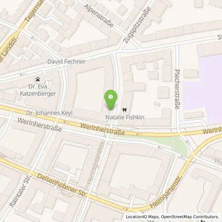 Standortübersicht der Tankstelle SWM Versorgungs GmbH in 81541 München