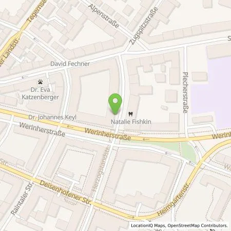 Standortübersicht der Tankstelle SWM Versorgungs GmbH in 81541 München