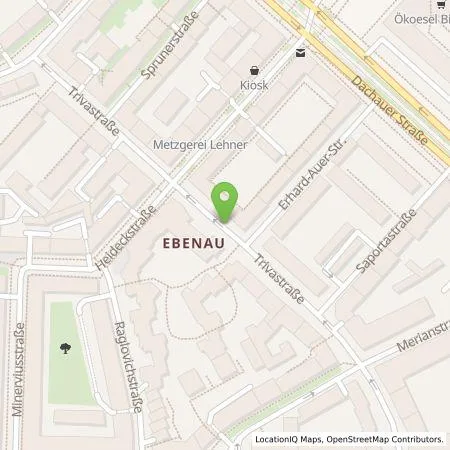 Standortübersicht der Tankstelle SWM Versorgungs GmbH in 80637 München