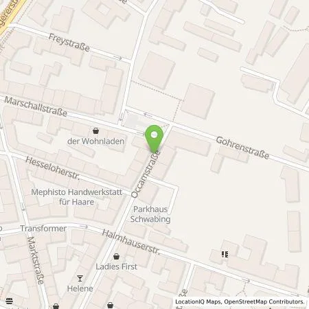 Standortübersicht der Tankstelle SWM Versorgungs GmbH in 80802 München