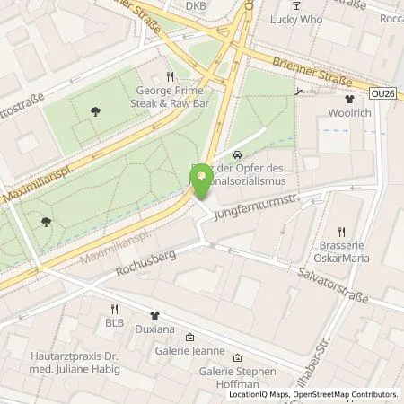 Standortübersicht der Tankstelle SWM Versorgungs GmbH in 80333 München