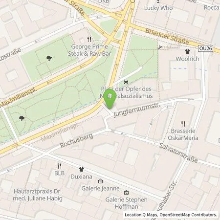 Standortübersicht der Tankstelle SWM Versorgungs GmbH in 80333 München