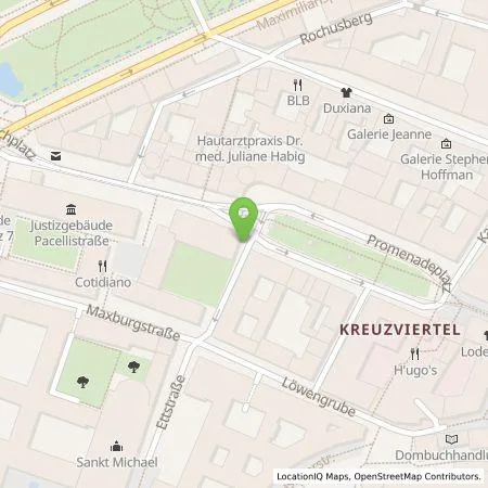 Standortübersicht der Tankstelle SWM Versorgungs GmbH in 80333 München