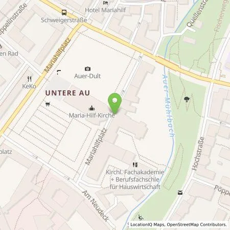 Standortübersicht der Tankstelle SWM Versorgungs GmbH in 81541 München