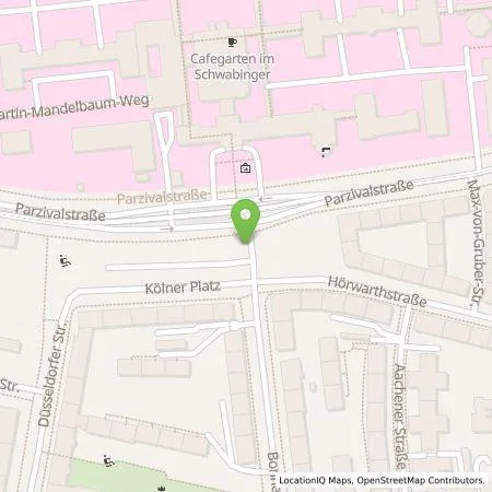 Standortübersicht der Tankstelle SWM Versorgungs GmbH in 80804 München