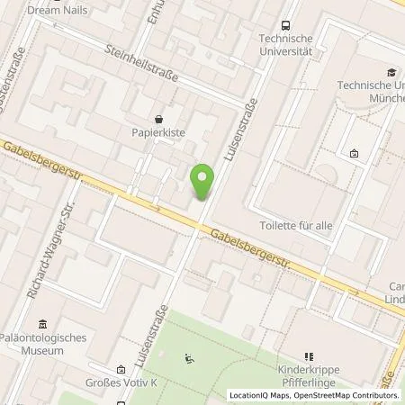 Standortübersicht der Tankstelle SWM Versorgungs GmbH in 80333 München