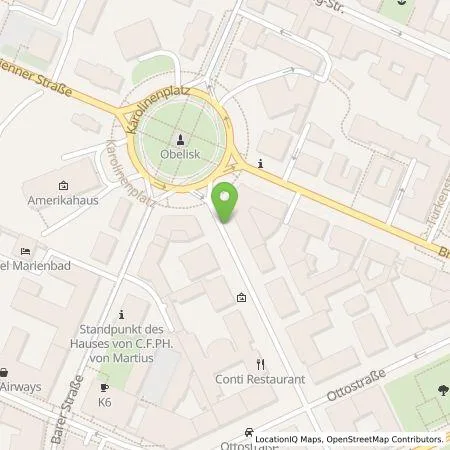 Standortübersicht der Tankstelle SWM Versorgungs GmbH in 80333 München