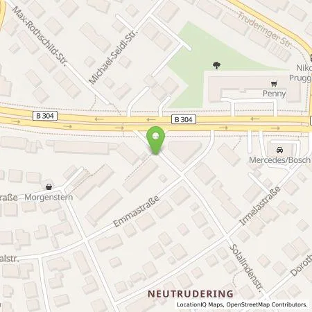 Standortübersicht der Tankstelle SWM Versorgungs GmbH in 81825 München