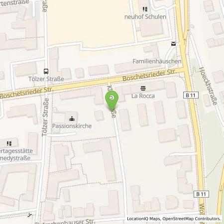 Standortübersicht der Tankstelle SWM Versorgungs GmbH in 81379 München