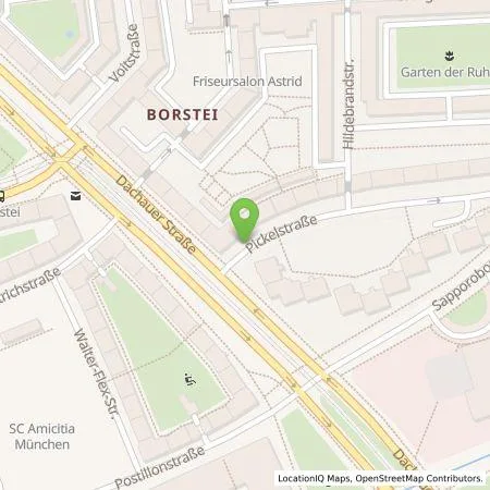 Standortübersicht der Tankstelle SWM Versorgungs GmbH in 80637 München