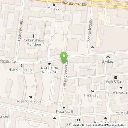 Standortübersicht der Tankstelle SWM Versorgungs GmbH in 80339 München