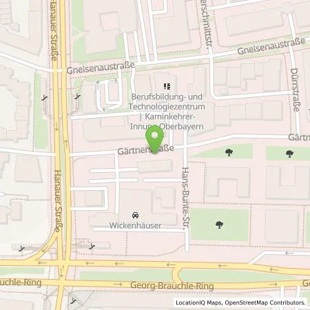 Standortübersicht der Tankstelle SWM Versorgungs GmbH in 80992 München