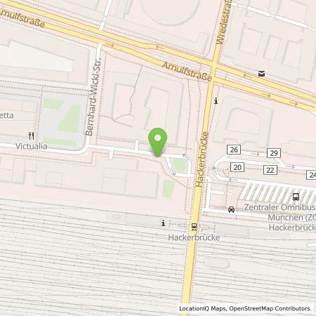 Standortübersicht der Tankstelle SWM Versorgungs GmbH in 80335 München