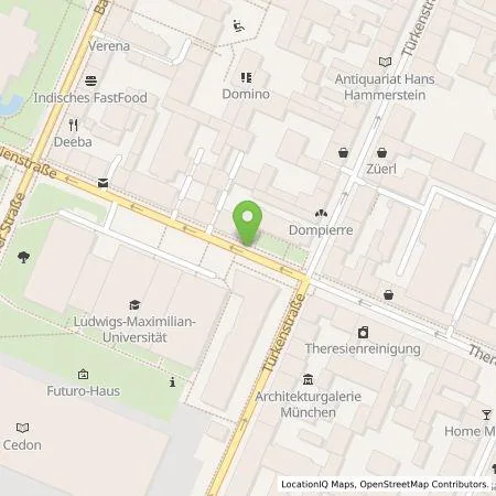 Standortübersicht der Tankstelle SWM Versorgungs GmbH in 80333 München