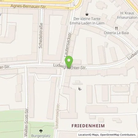 Standortübersicht der Tankstelle SWM Versorgungs GmbH in 80687 München