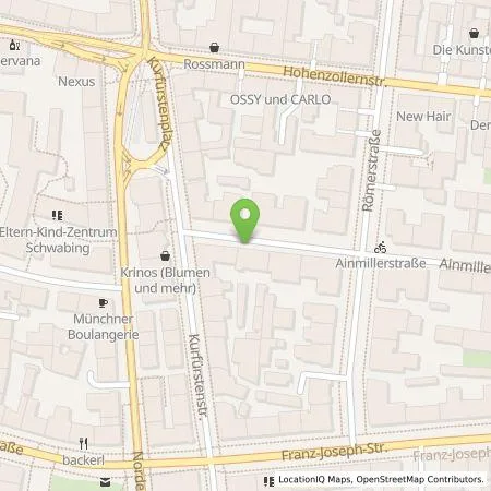 Standortübersicht der Tankstelle SWM Versorgungs GmbH in 80801 München