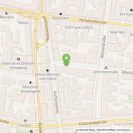 Standortübersicht der Tankstelle SWM Versorgungs GmbH in 80801 München