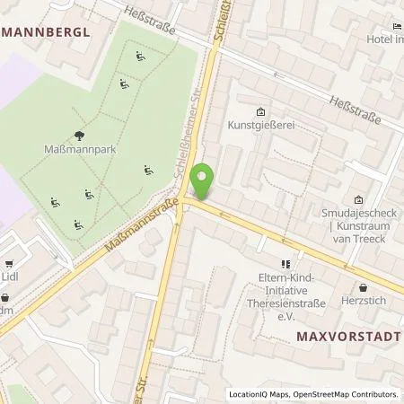 Standortübersicht der Tankstelle SWM Versorgungs GmbH in 80333 München