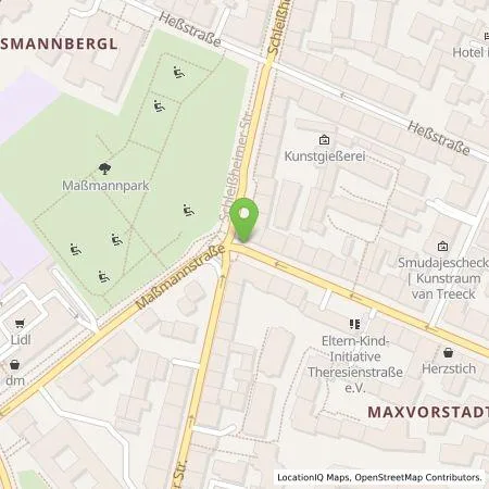 Standortübersicht der Tankstelle SWM Versorgungs GmbH in 80333 München