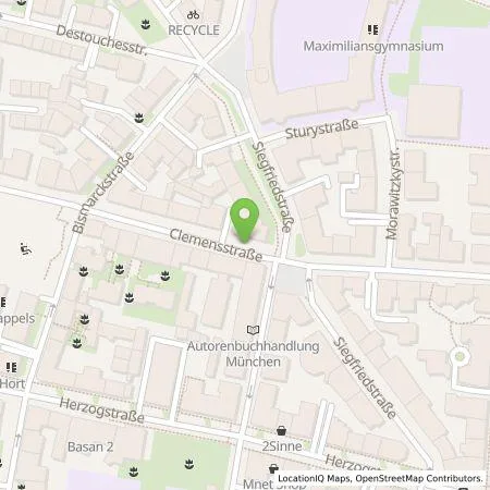 Standortübersicht der Tankstelle SWM Versorgungs GmbH in 80803 München