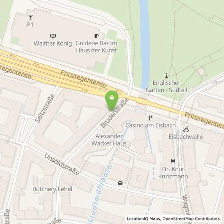 Standortübersicht der Tankstelle SWM Versorgungs GmbH in 80538 München