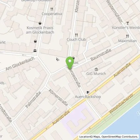 Standortübersicht der Tankstelle SWM Versorgungs GmbH in 80469 München