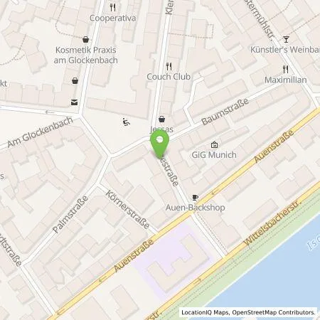 Standortübersicht der Tankstelle SWM Versorgungs GmbH in 80469 München